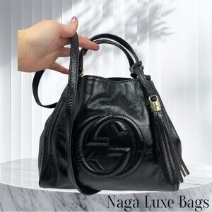Gucci Interlocking G Soho Crossbody Black